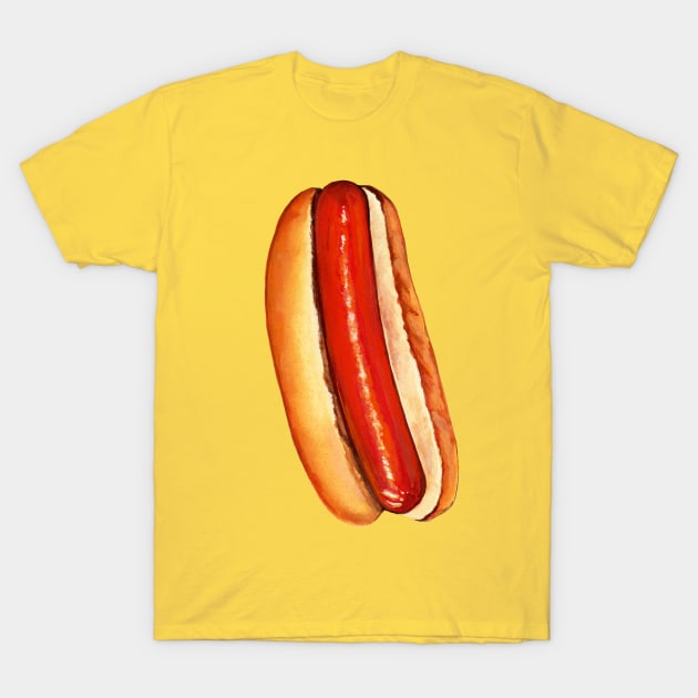 Hot Dog T-Shirt by KellyGilleran